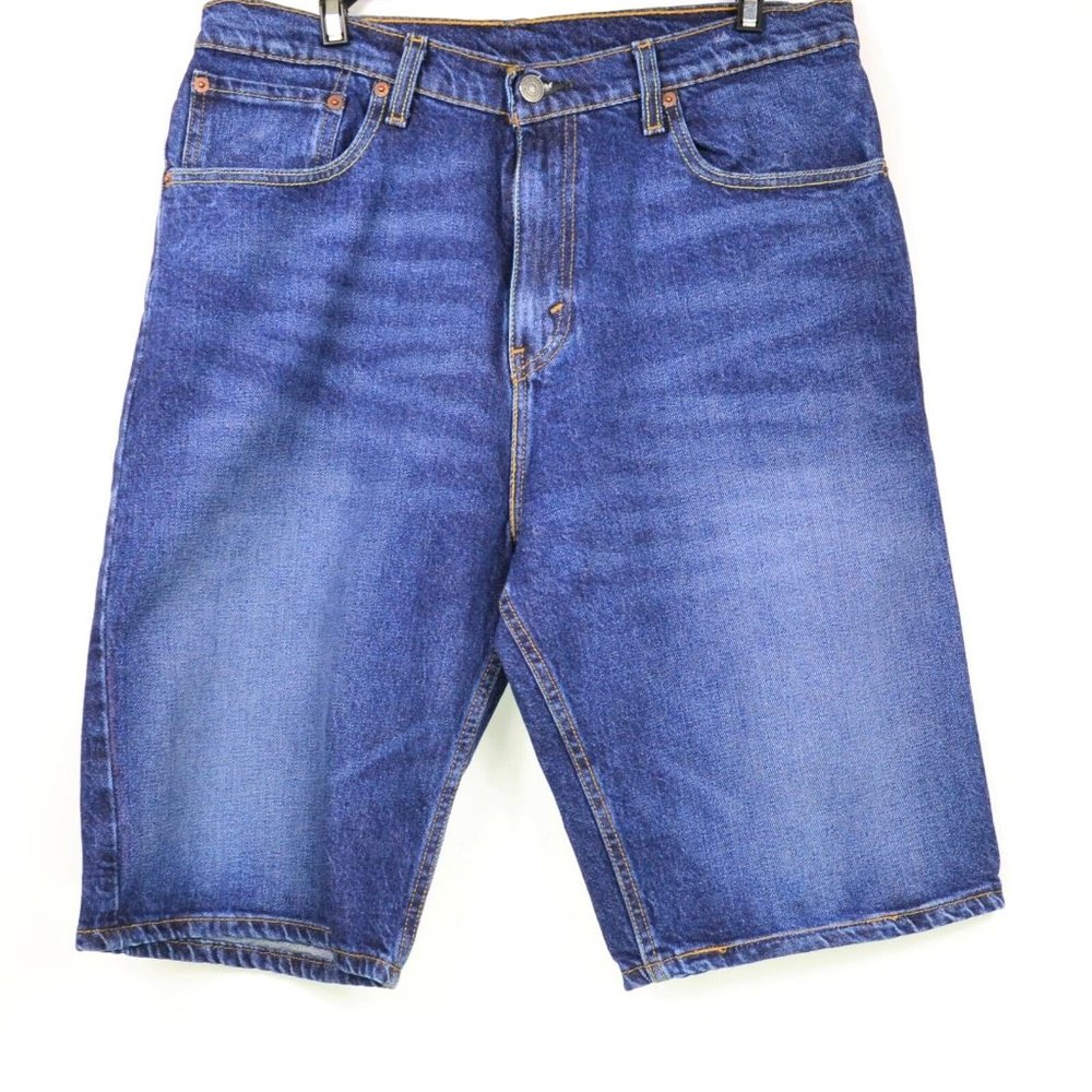 Levi’s 569 Men's Size W32 Relaxed Fit Blue Denim Jean Shorts